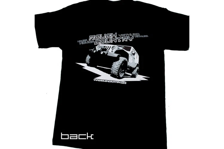 Rough Country T-Shirt - Black - Size SM - 84026
